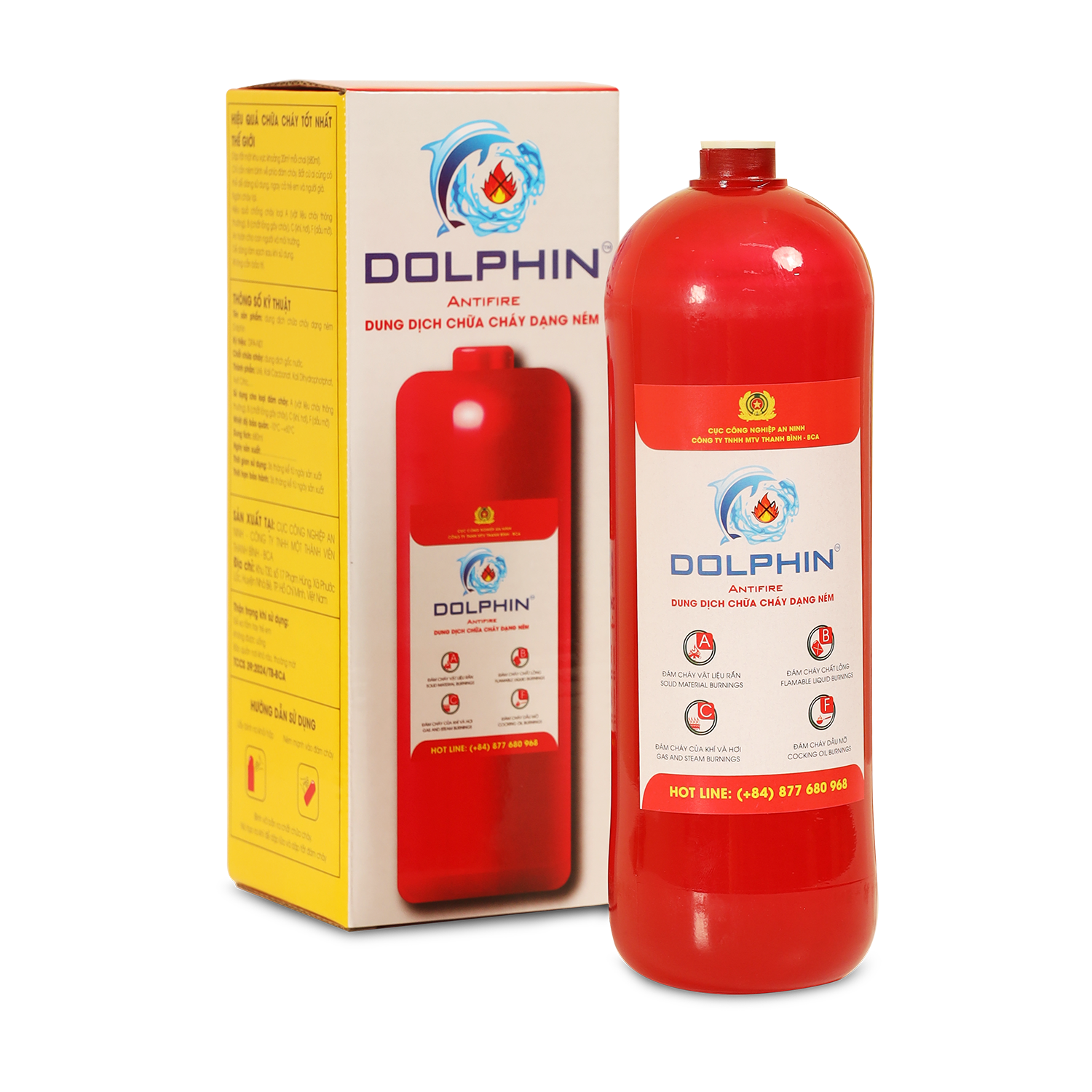 Bình chữa cháy dạng ném Dolphin N01