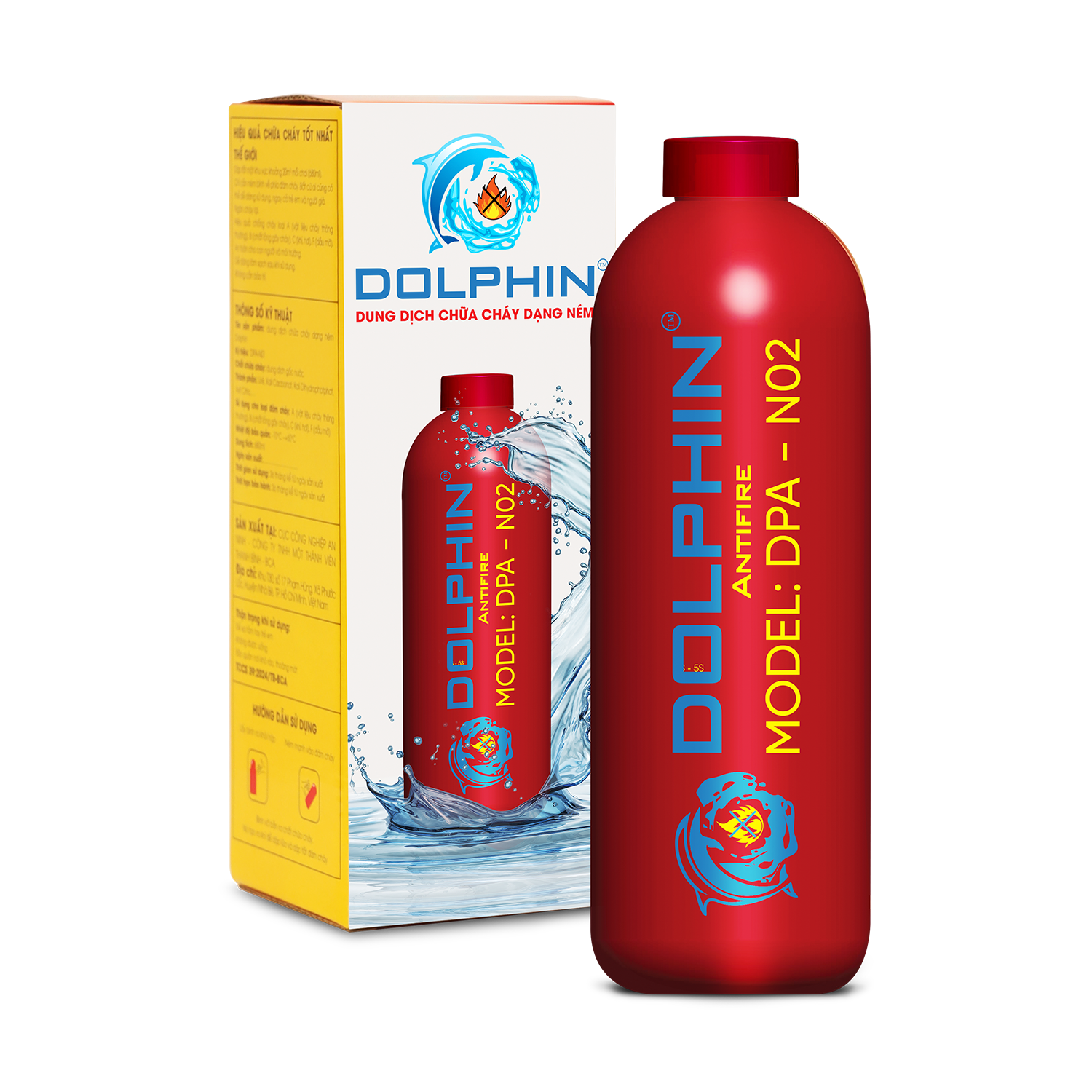 Bình chữa cháy gốc nước dạng ném Dolphin N02